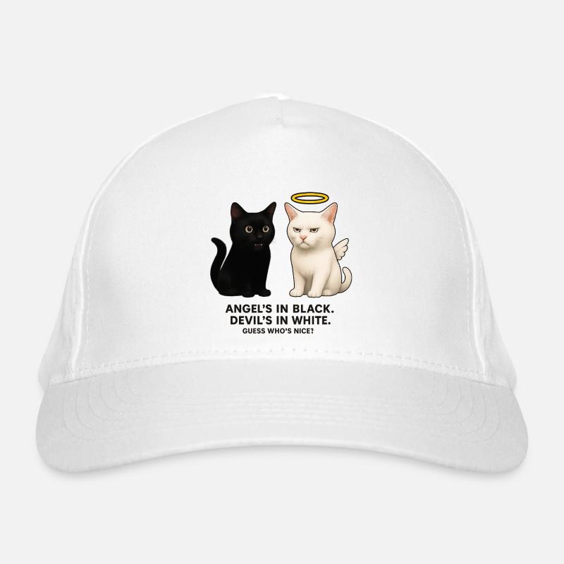 Ange contre Devil Cats Casquette classique bio