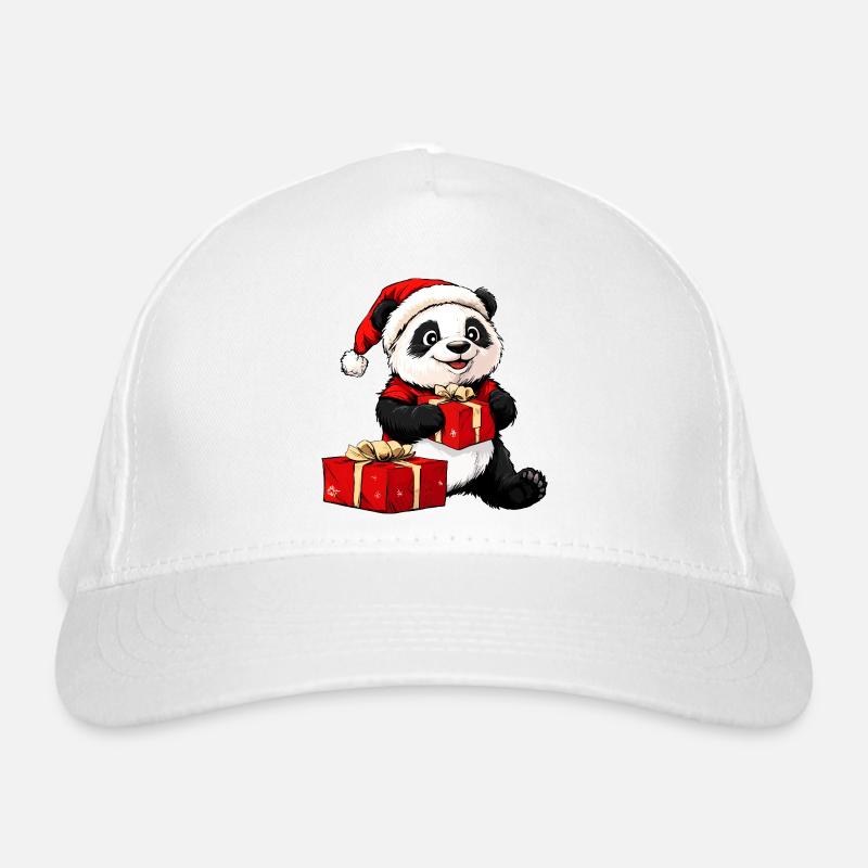 Panda Santa Claus Casquette classique bio