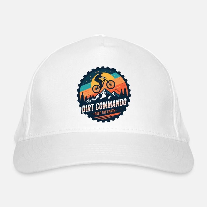 Dirt Commando Mountain Biker Organic Baseball Cap