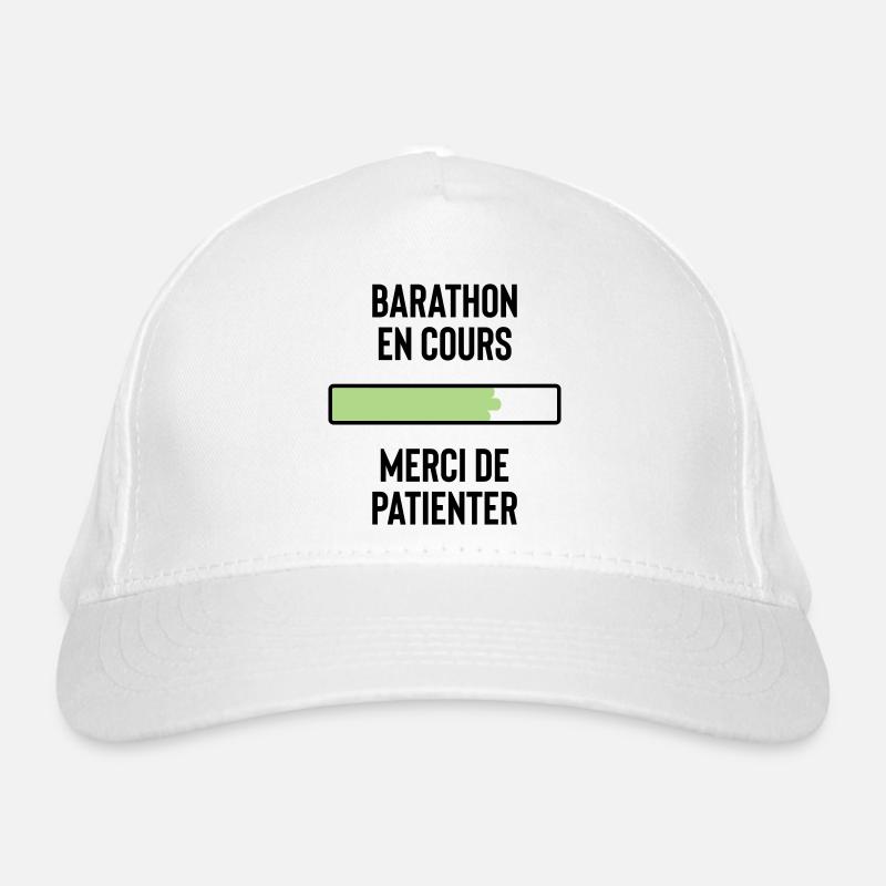 Barathon im Gange, bitte warten Sie Bio-Baseballkappe