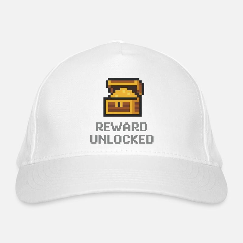 Récompense du coffre de pixels débloquée Casquette classique bio