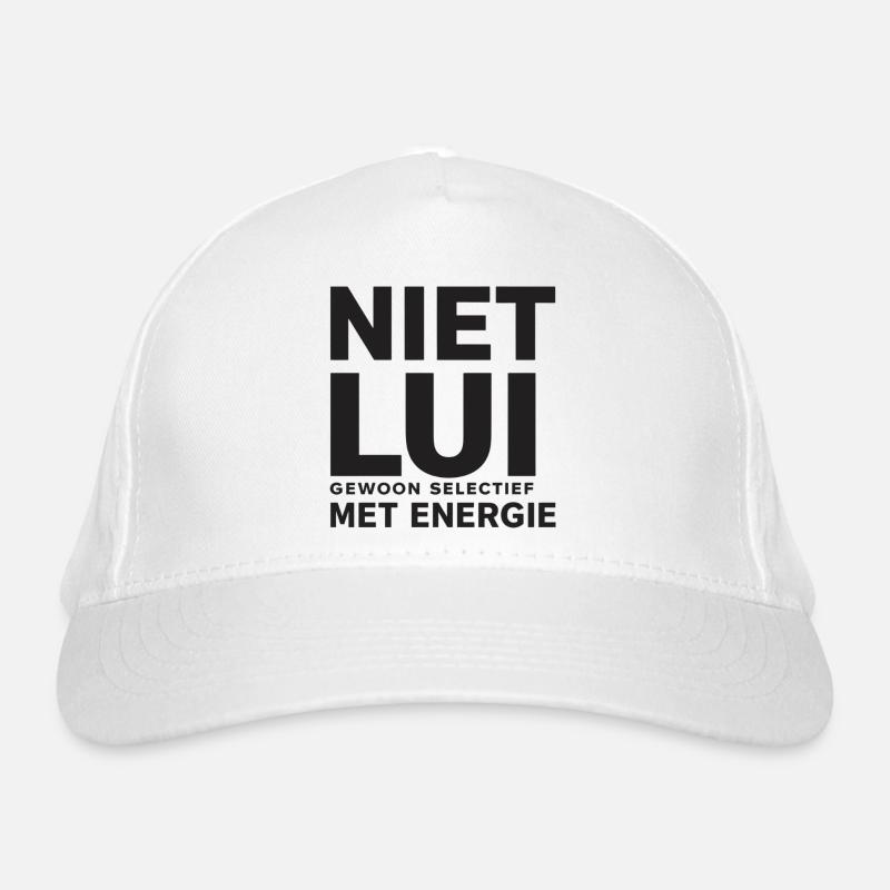 Not lazy. Just selective with energy. Organic Baseball Cap