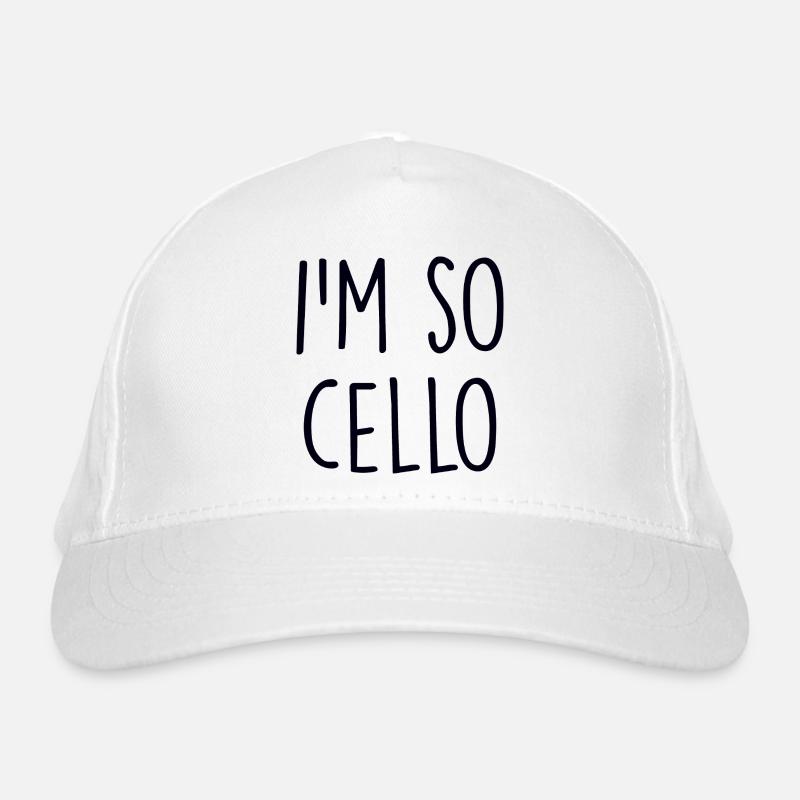 Cello Violin Organic Baseball Cap