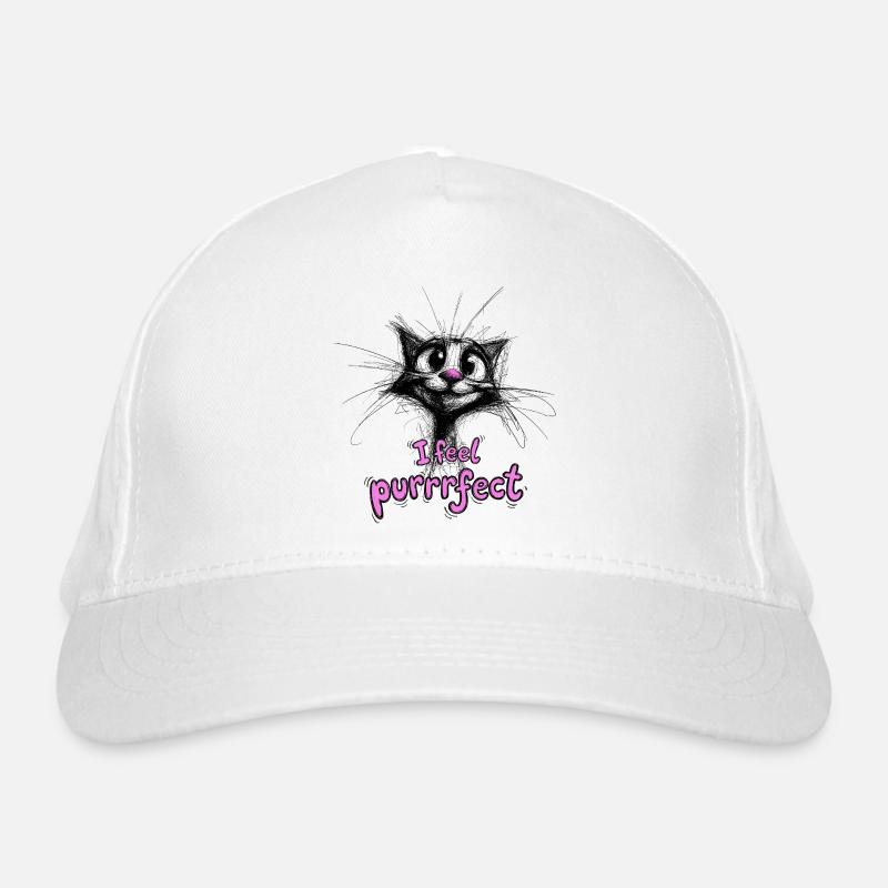 Super mignon chat - je me sens purofeit Casquette classique bio