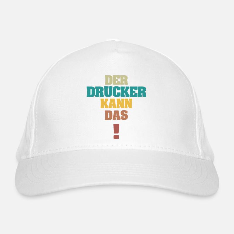 Drucker Bio-Baseballkappe