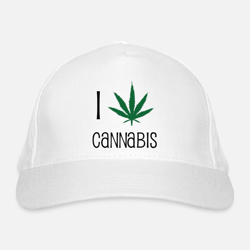 J'aime le cannabis Casquette classique bio