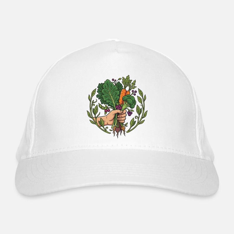 Harvest Hand Carrots & Root Vegetables Organic Baseball Cap