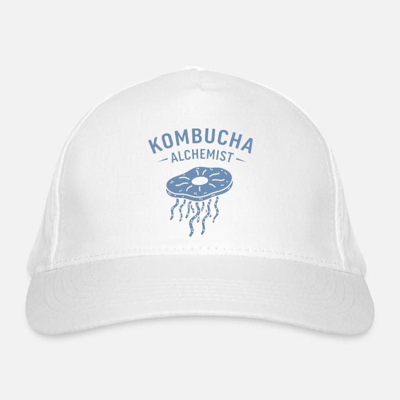 Minimalist Kombucha Alchemist Fermentation Organic Baseball Cap