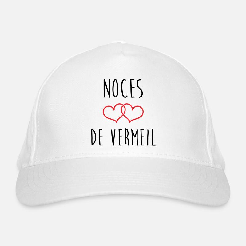 Vermeil-Hochzeit 45 Jahre Ehe Bio-Baseballkappe