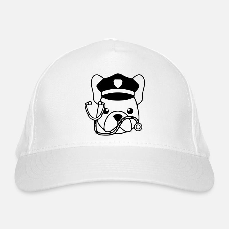 Profil du chef du médecin Frenchie Casquette classique bio