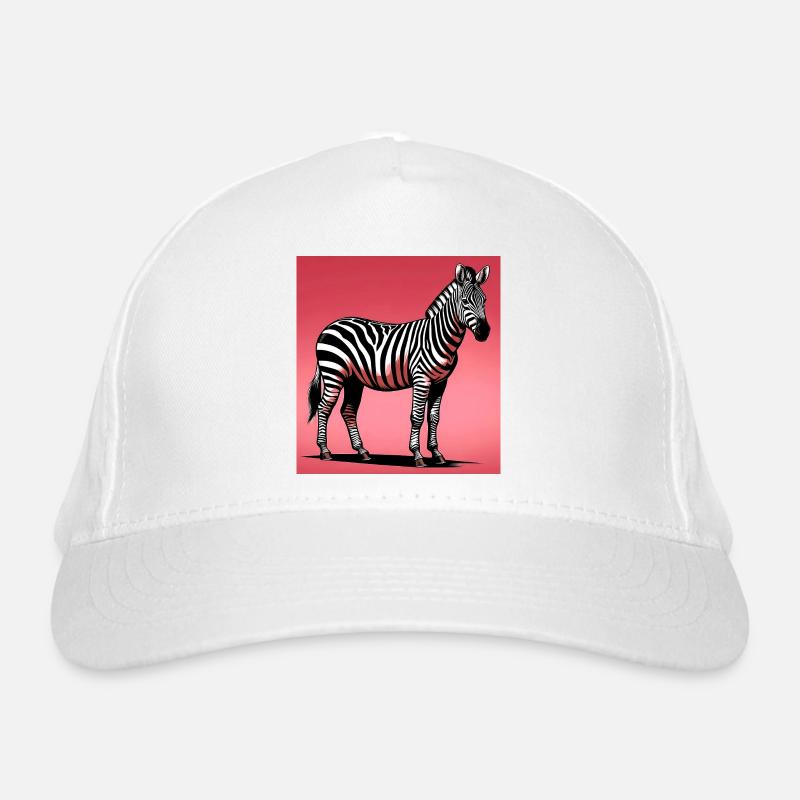 zèbre Casquette classique bio