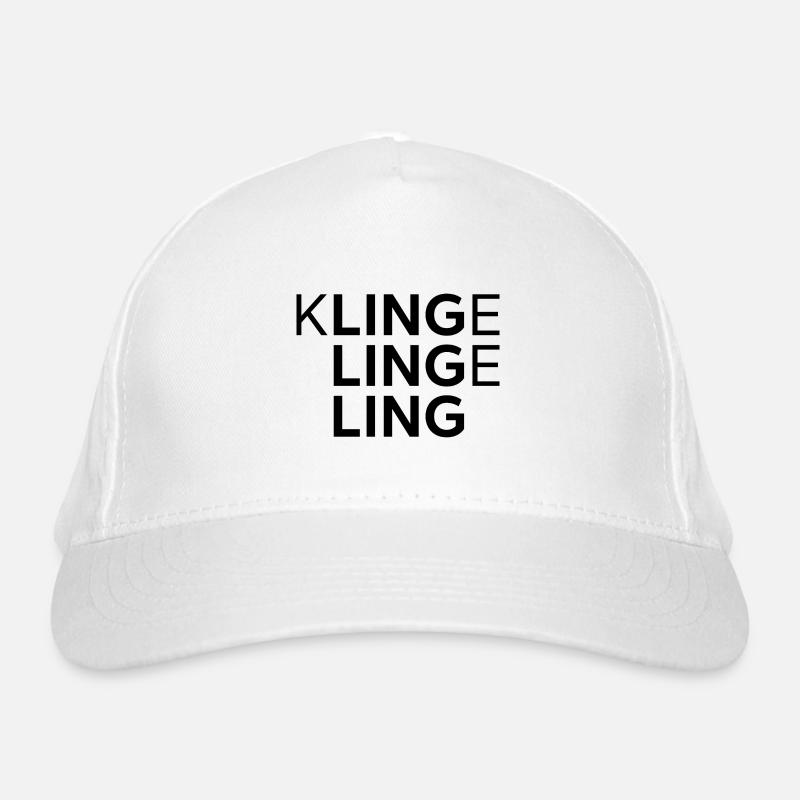 KLINGE LINGE LING DER EIERMANN KLAUS SAUFEN FEIERN Bio-Baseballkappe