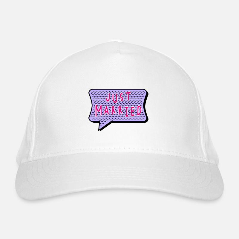 COUPLE. JUST MARRIED. EVJF. SAINT VALENTIN. MARIES Casquette classique bio