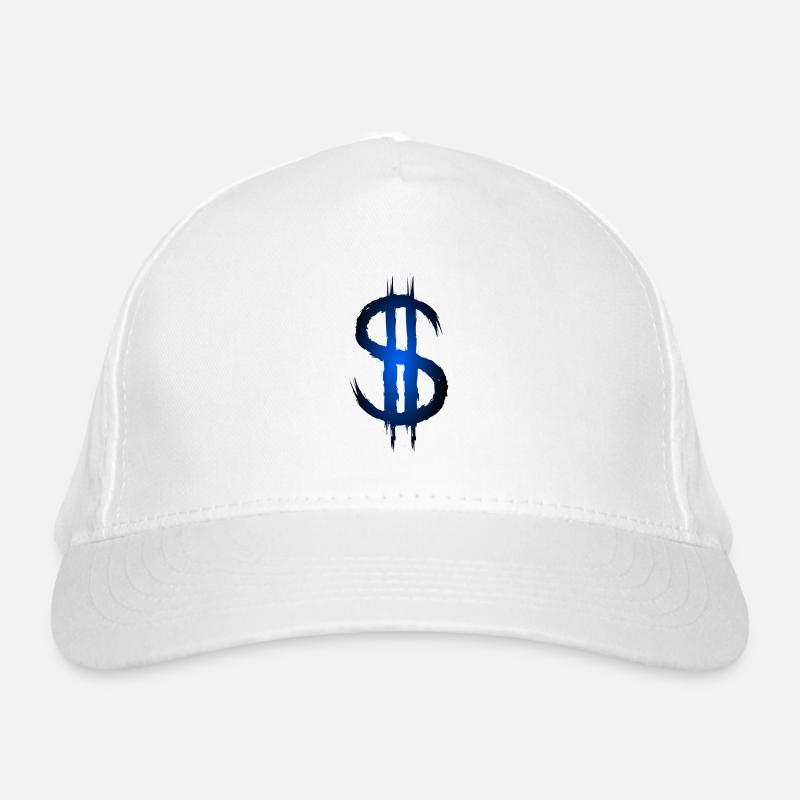 Dollarzeichen Dollar Geld Symbol Bio-Baseballkappe