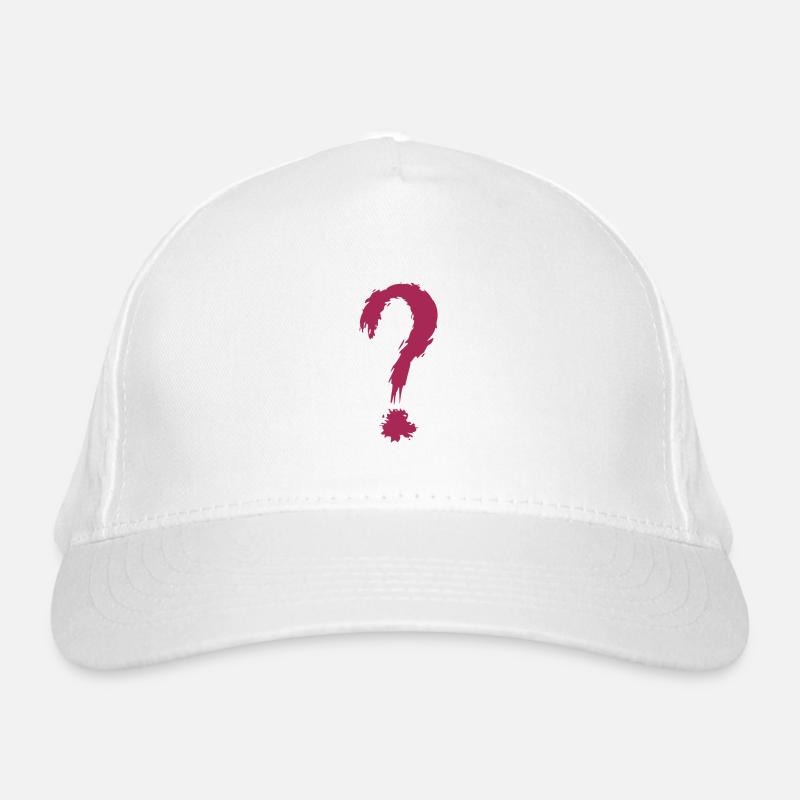 Fragezeichen Bio-Baseballkappe
