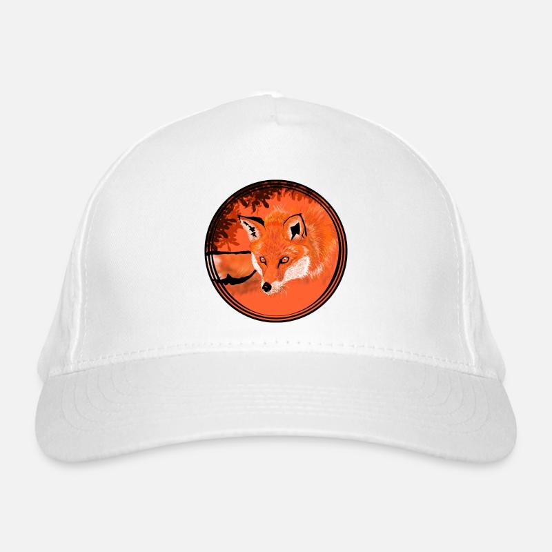 Fox head Organic Baseball Cap
