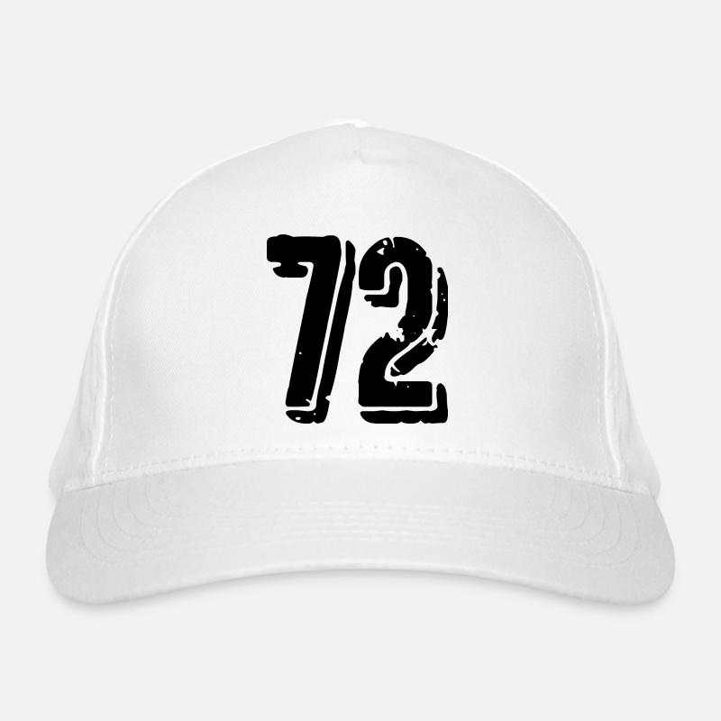 72 number jersey Organic Baseball Cap