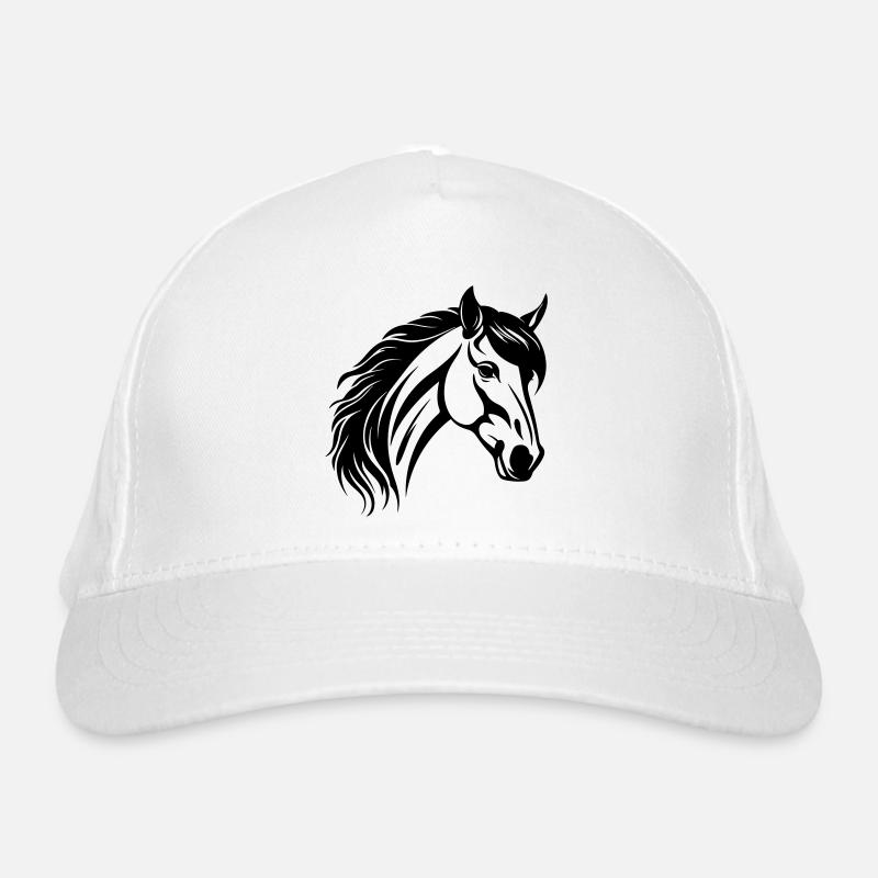 Tête de cheval Casquette classique bio