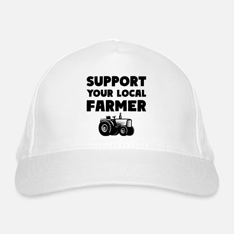 Support Your Local Farmer Agriculture Organic Baseball Cap