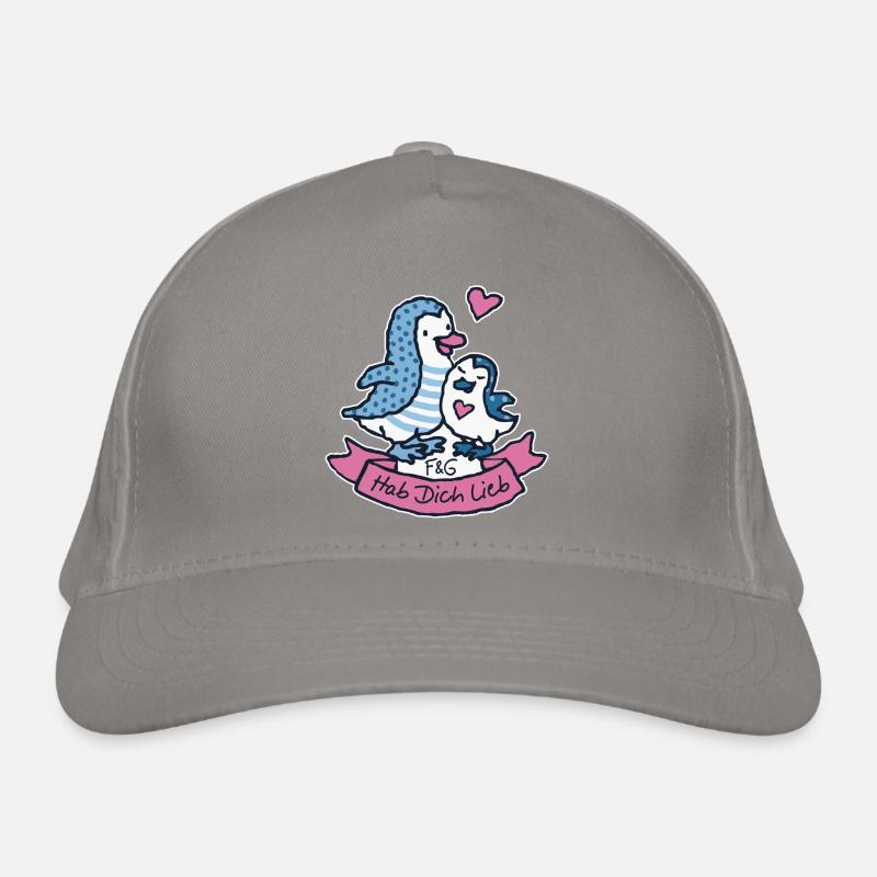 Hab dich lieb Bio-Baseballkappe