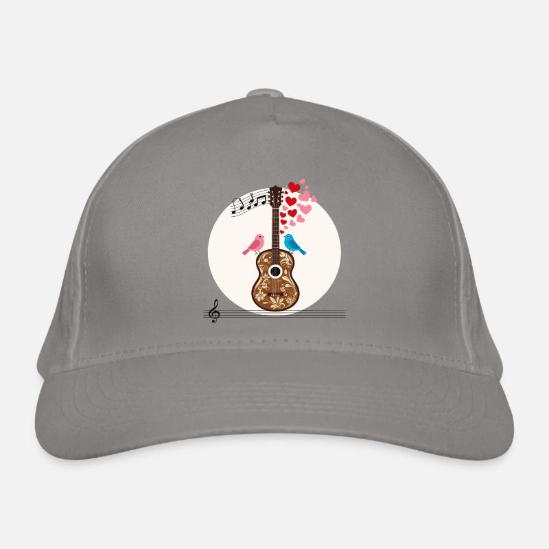 Guitar Organic Baseball Cap