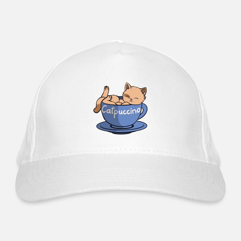 Catpuccino Bio-Baseballkappe