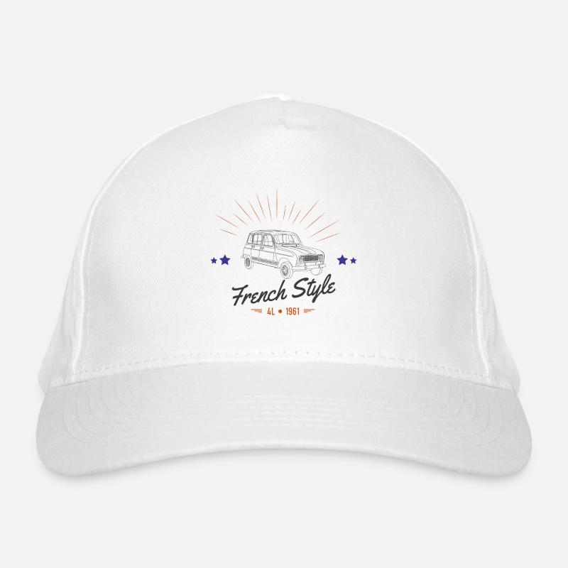 Französischer Stil - 4L 1961 Bio-Baseballkappe