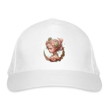 Fairy - Organic Baseball Cap - white - Front