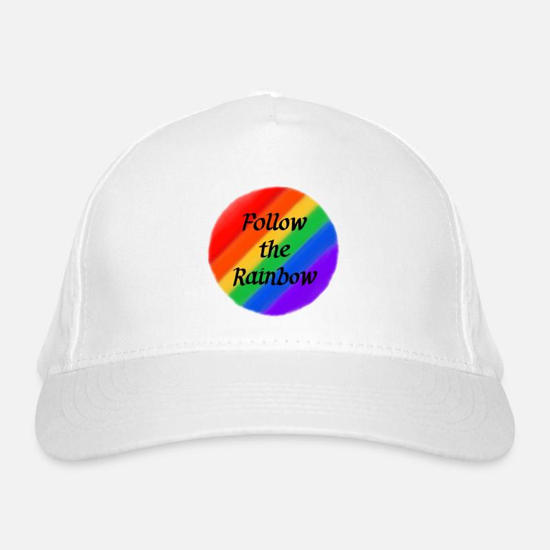 Follow the rainbow Organic Baseball Cap