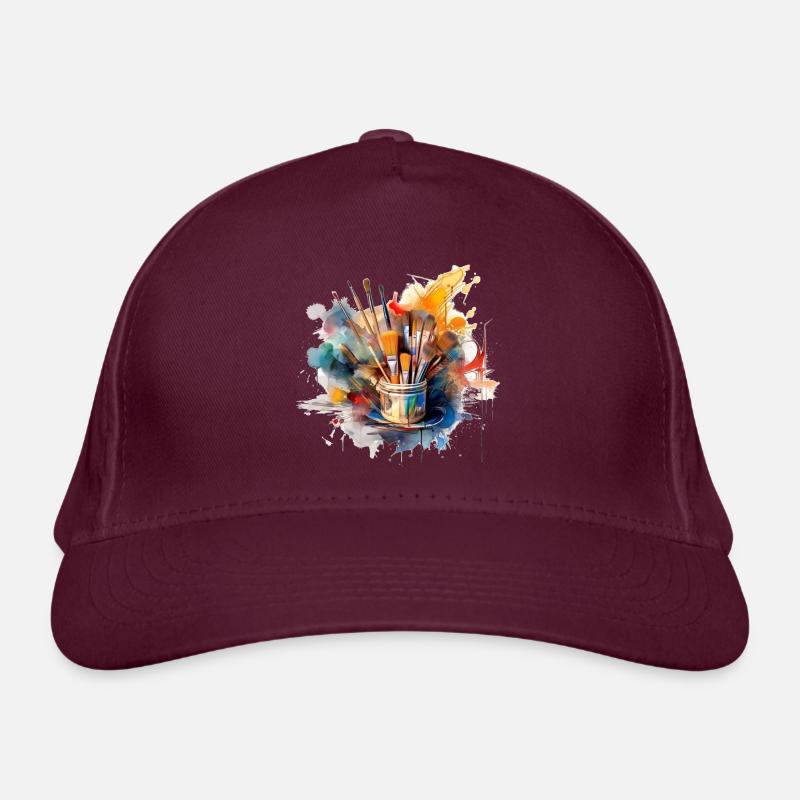 Art et peinture Casquette classique bio