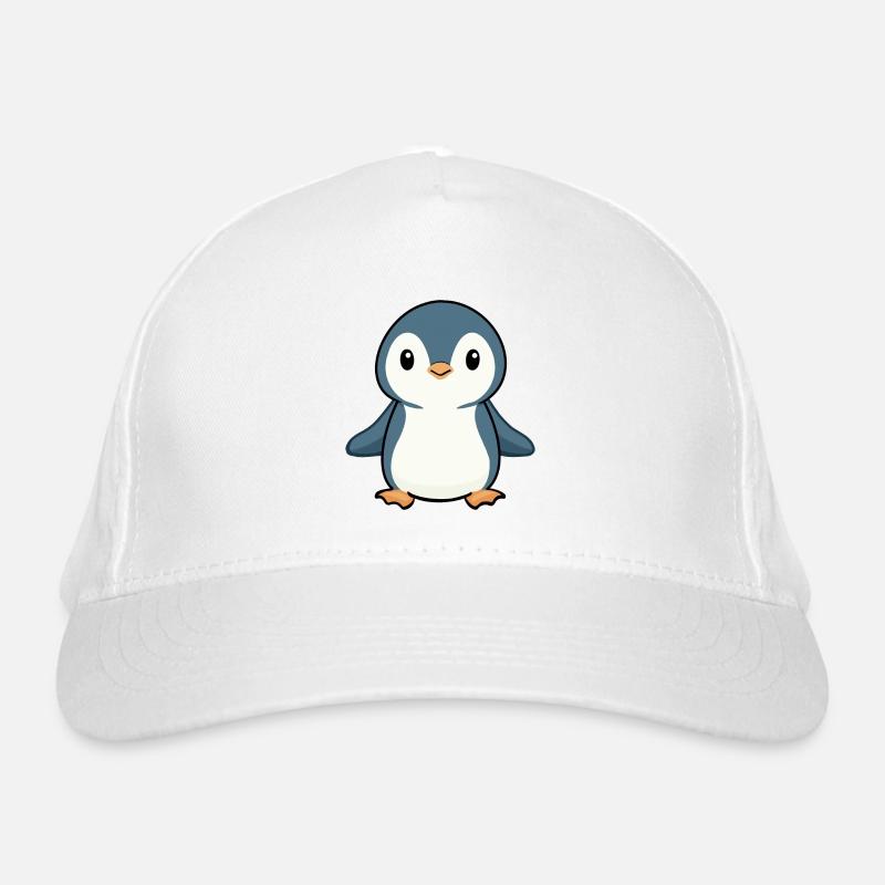 PINGUIN VOGEL ANTARKTIS SÜDPOL BABY EIS WATSCHELN Bio-Baseballkappe