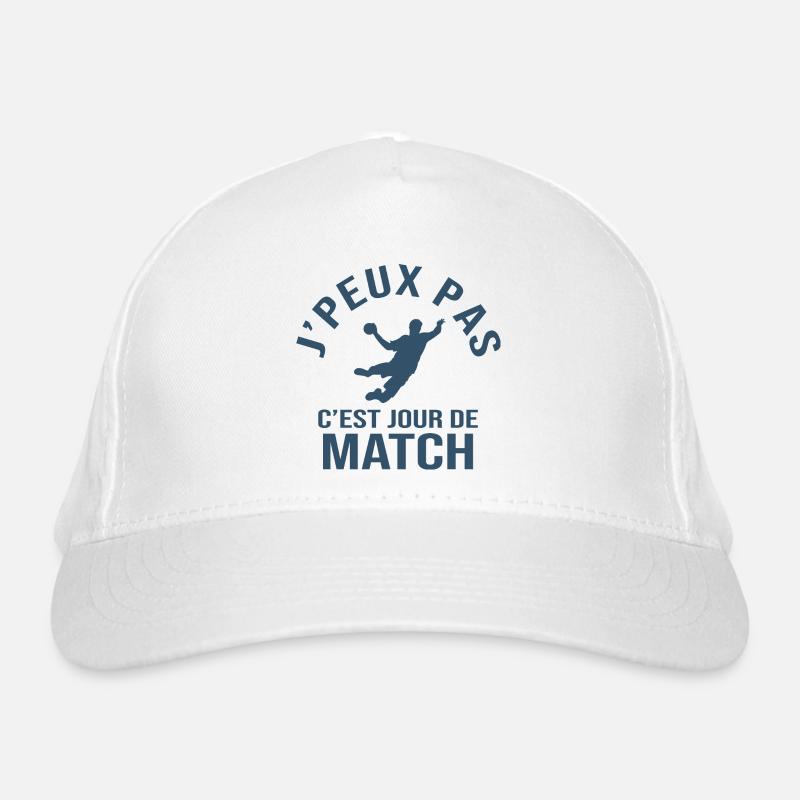 handball je peux pas c est match de hand Casquette classique bio