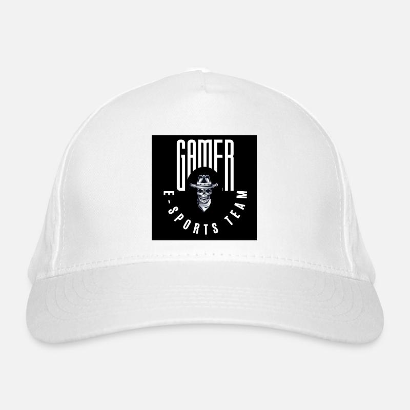 Gamer e sports - Bio-Baseballkappe - Weiß