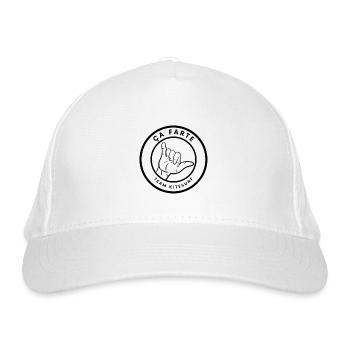 Team kitesurfing - Organic Baseball Cap - white - Front
