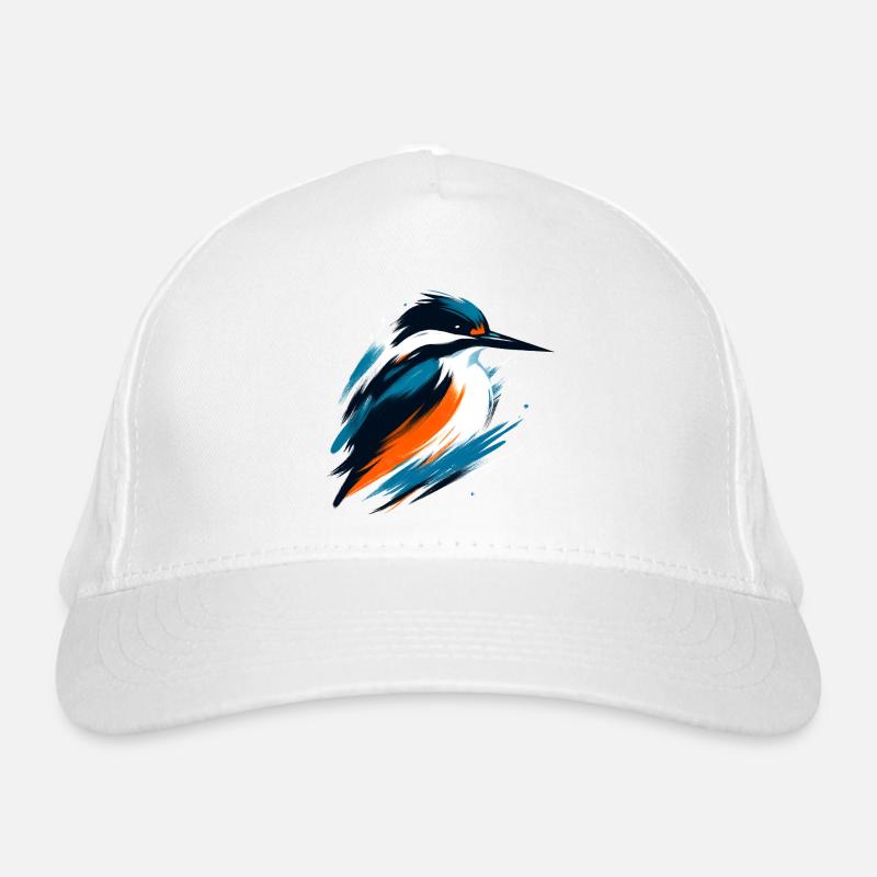 Dynamischer Eisvogel Bio-Baseballkappe