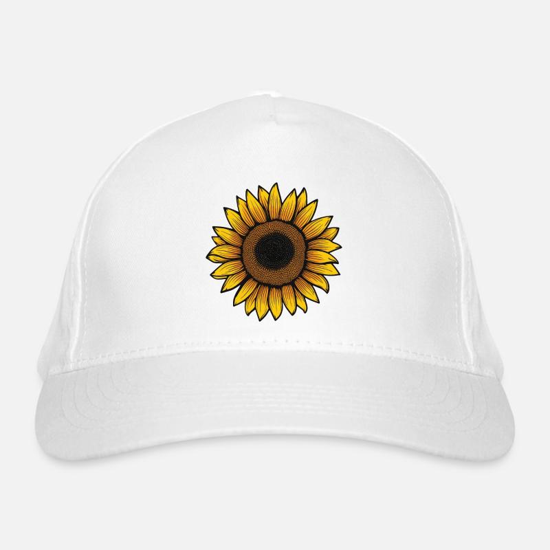 Sonnenblume Bio-Baseballkappe