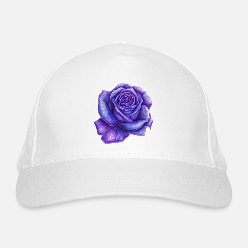 Purple Rose Organic Baseball Cap