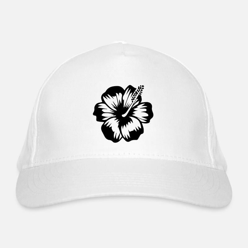 Hibiskus Bio-Baseballkappe