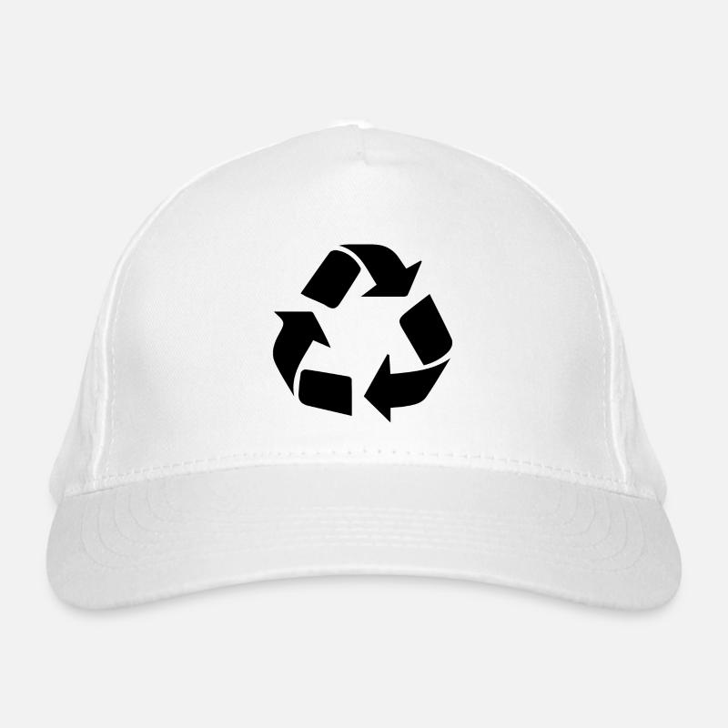 Recycling Symbol Bio-Baseballkappe