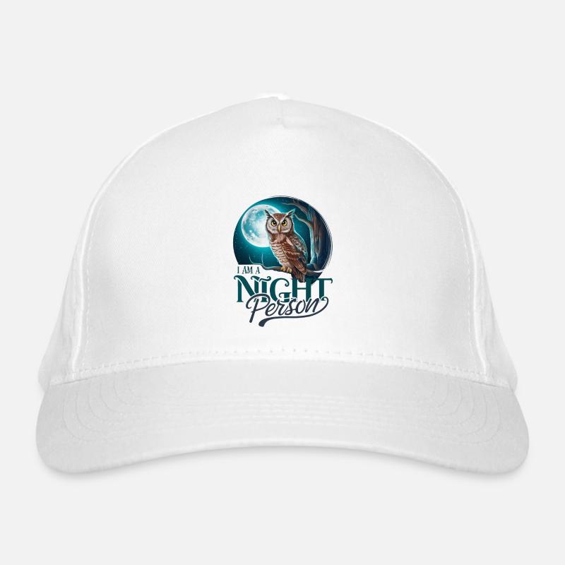 Je suis une personne de nuit. Casquette classique bio