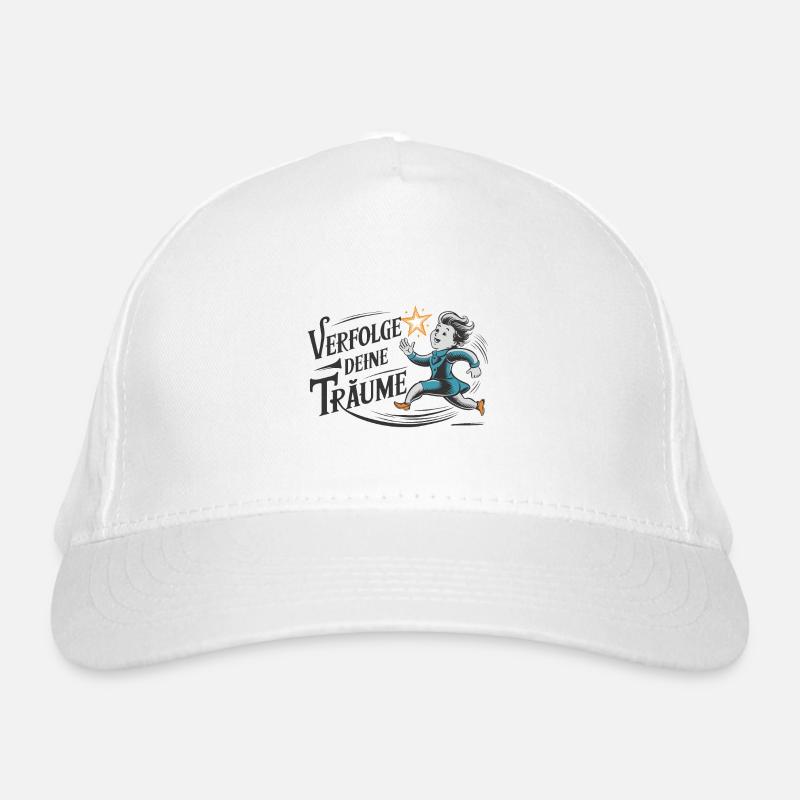 Verfolge deine Träume Bio-Baseballkappe