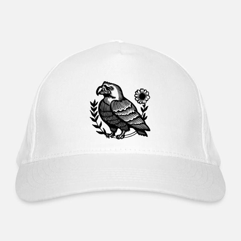 Eagle Eagle Head Organic Baseball Cap