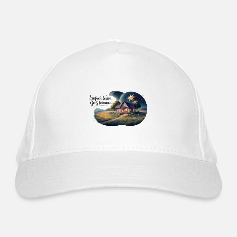 Live simply, dream big Organic Baseball Cap