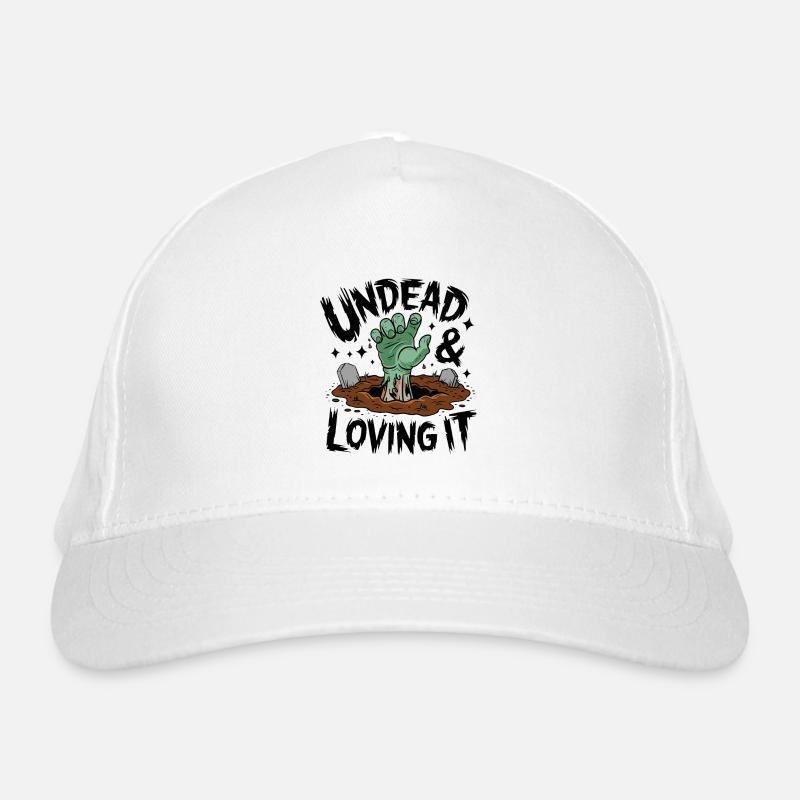 Zombie-Hand - Undead & Loving It Bio-Baseballkappe