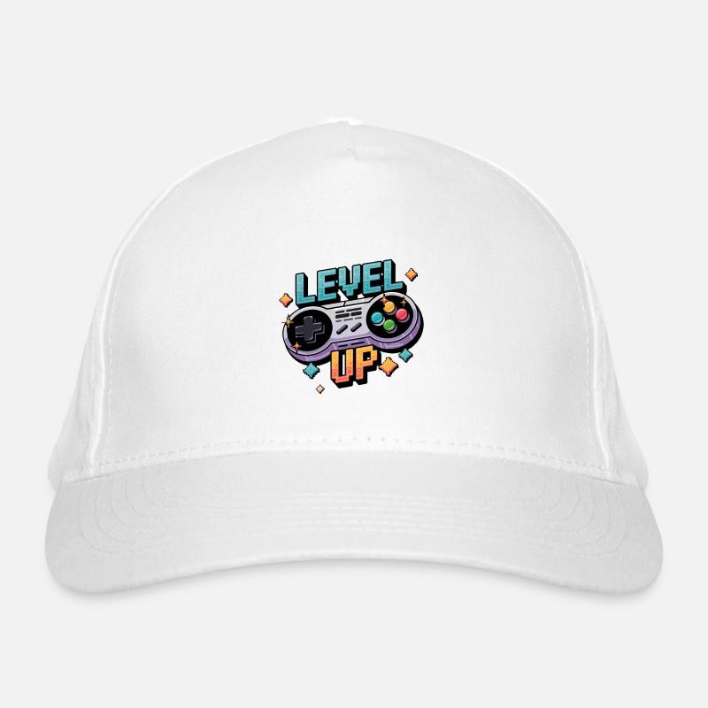 Level Up – Gaming Controller Bio-Baseballkappe