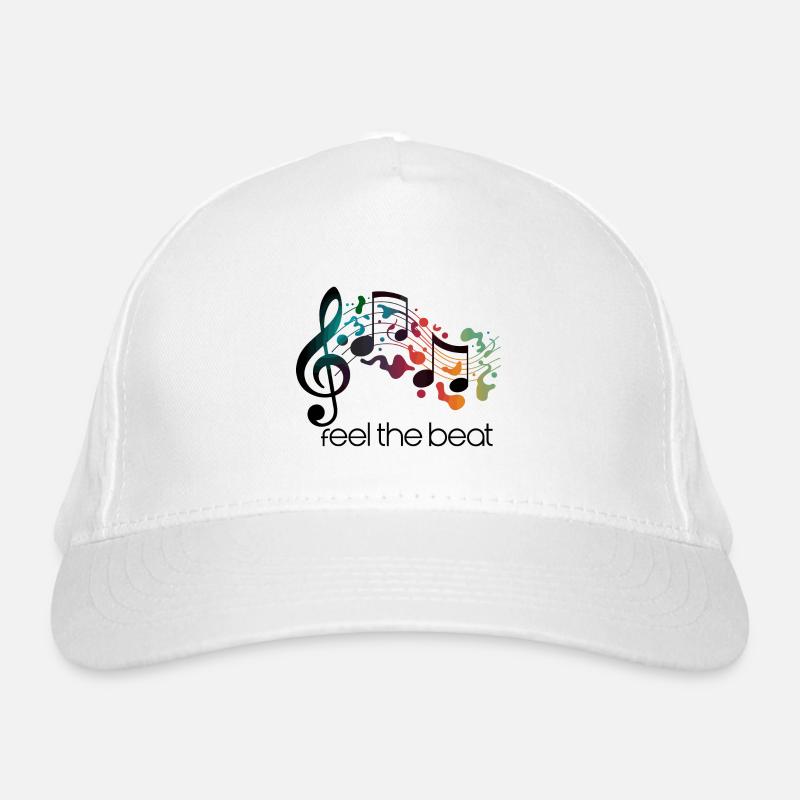 Feel the Beat – Abstract clef Organic Baseball Cap