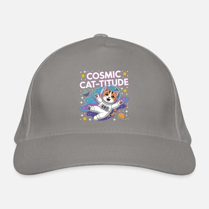 Chat Cosmique – Pouvoir Intergalactique du Chat Casquette classique bio