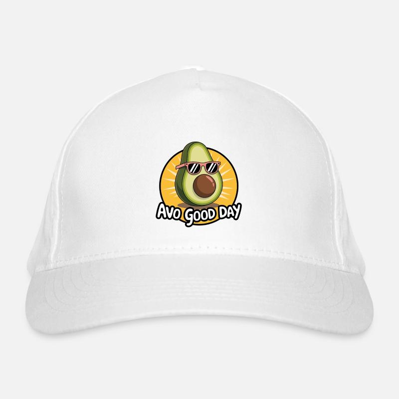 Avo Good Day – Funny Avocado Cartoon Organic Baseball Cap
