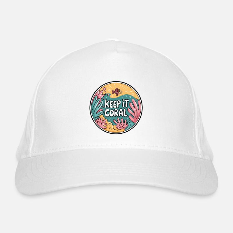 Keep It Coral – Saving Coral Reef, Marine Conservation Organic Baseball Cap