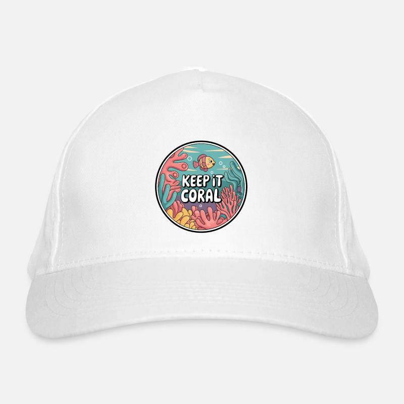 Keep It Coral – Saving Coral Reef, Marine Conservation Organic Baseball Cap